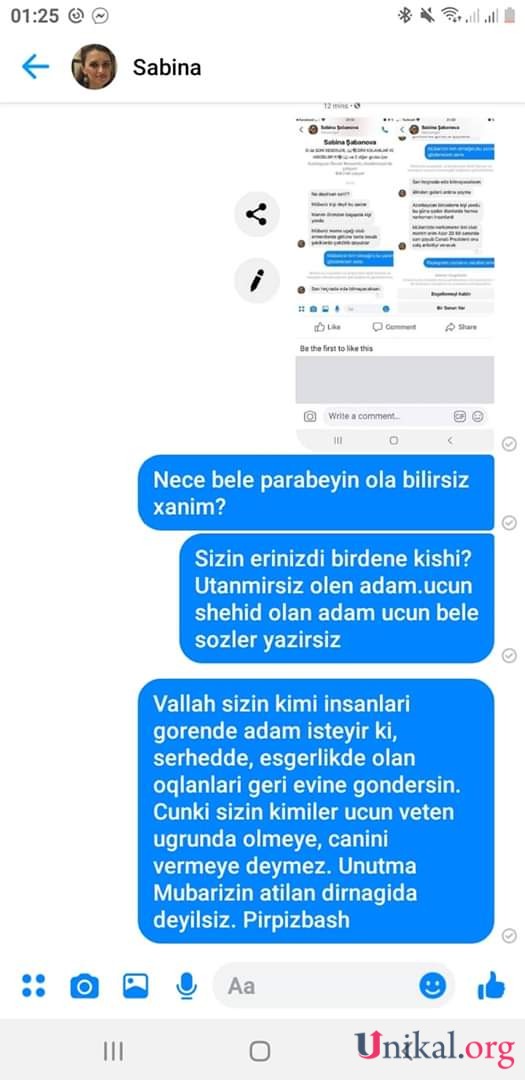 Azər Axşamın həyat yoldaşı Mübariz İbrahimovu təhqir edib? - AÇIQLAMA (Foto)
